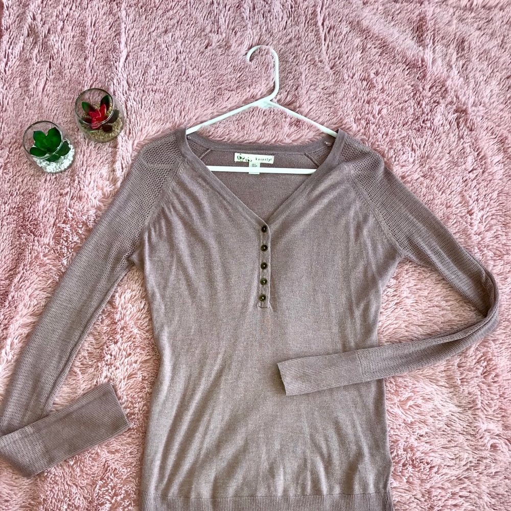 light pink sweater